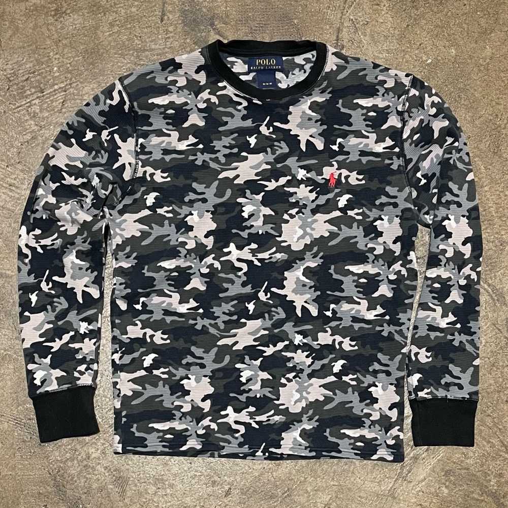 Polo Ralph Lauren medium camo long sleeve shirt